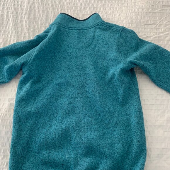 L.L Bean Fleece Quarter Button Up Sweater - Picture 4 of 4